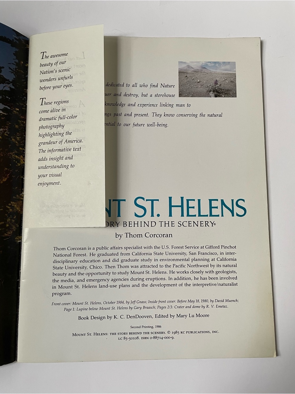Vintage Mount St. Helens Scenic scenery 1986. - Picture 3 of 6